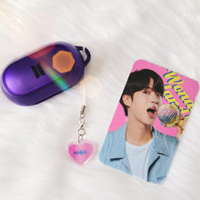 Load image into Gallery viewer, Bias Phone Charm with Seokjin Photocard
