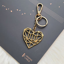 Load image into Gallery viewer, The Eternal Keychain in gold

